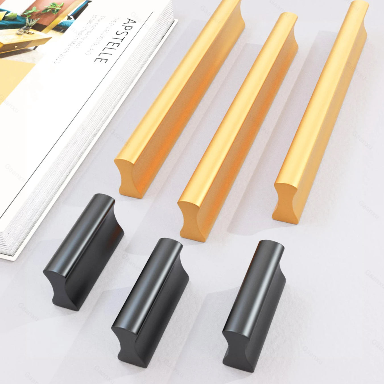 Drawer Pull Gold - American Long Cabinet Door Handles 32-800mm