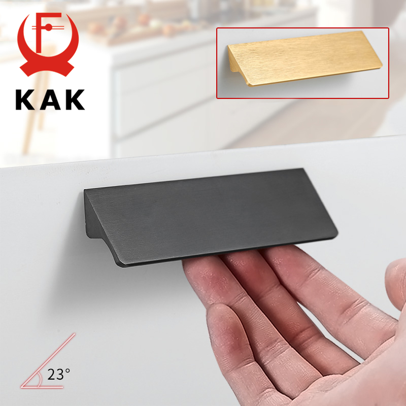 Drawer Pull Gold - KAK Black Silver Gold Hidden Cabinet