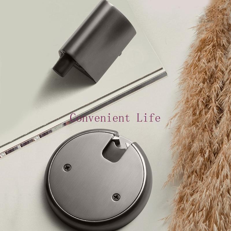 Zinc Furniture Hardware - L1EE Brushed Mechanical Door Stopper Furniture