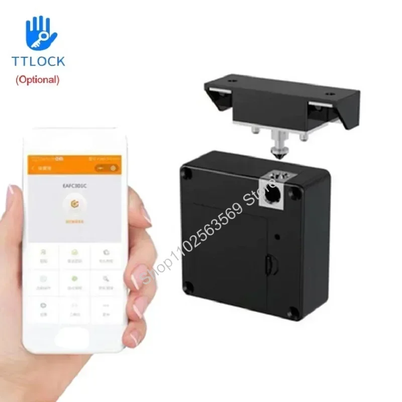 Furniture Hardware Brackets - Smart Wood Door Lock Keyless Invisible