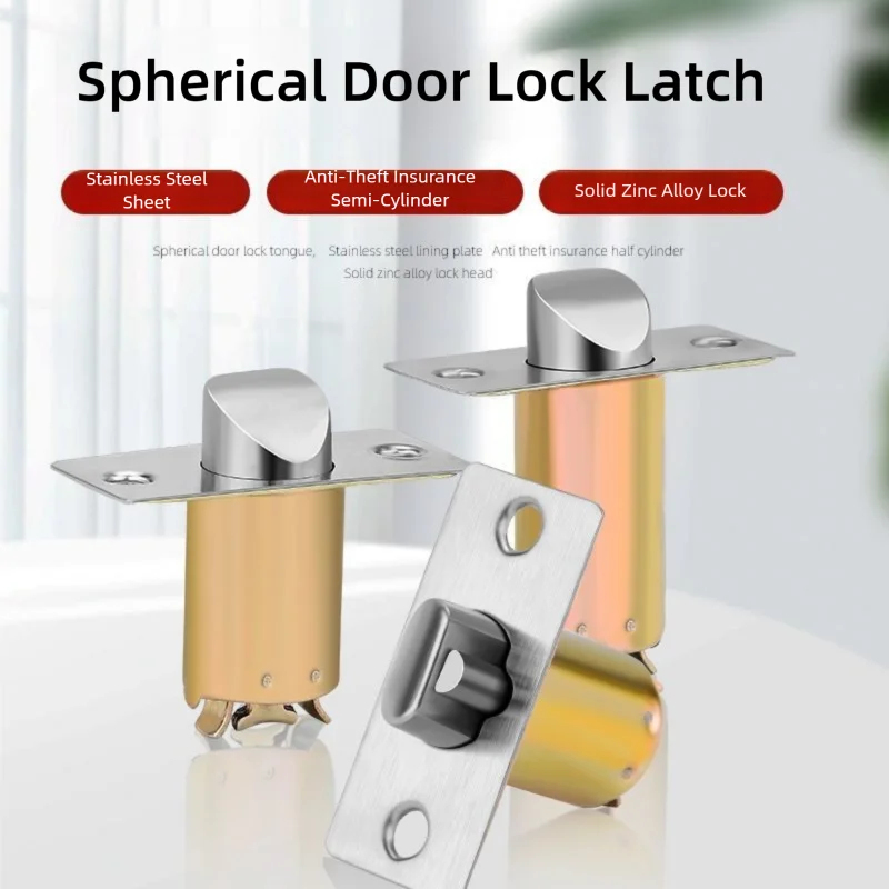 Zinc Furniture Hardware - 60/70mm Margin Ball Lock Deadbolt/Home Furniture