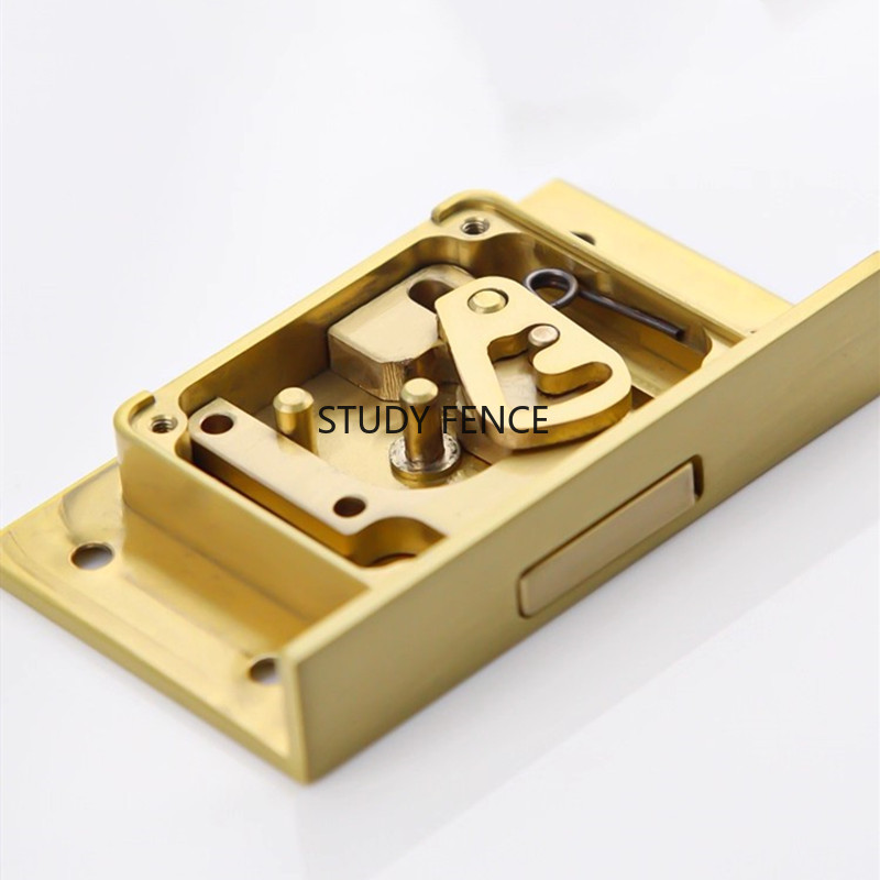 Furniture Hardware - 1PC Antique Metal Drawer Lock Wine