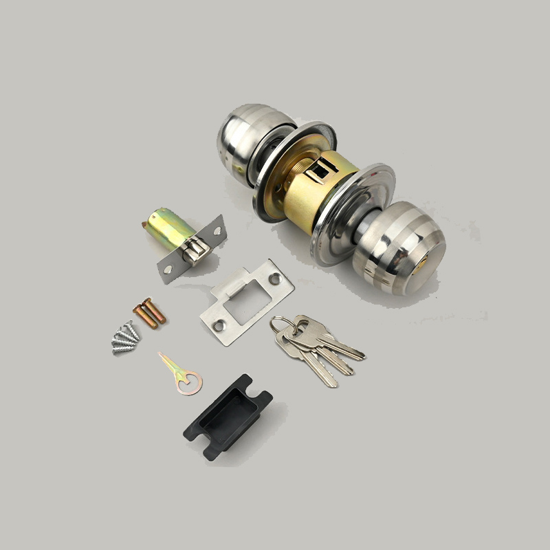 Furniture Hardware Fitting - Stainless Steel Golden Round Ball Privacy