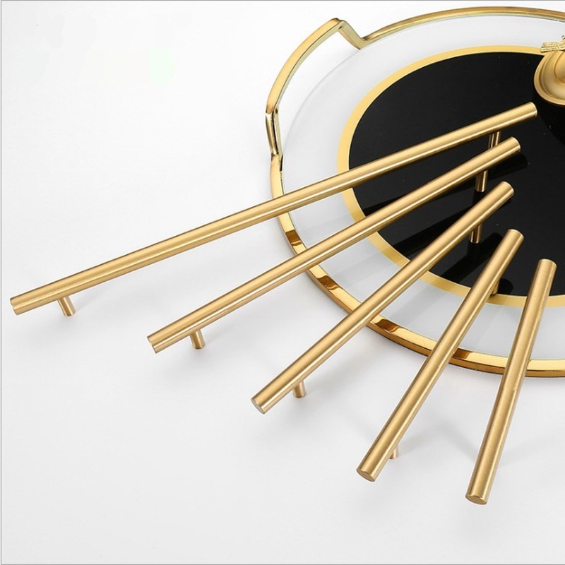 Modern Gold Kitchen Door T Bar - Drawer Pull Gold avaliação e preço