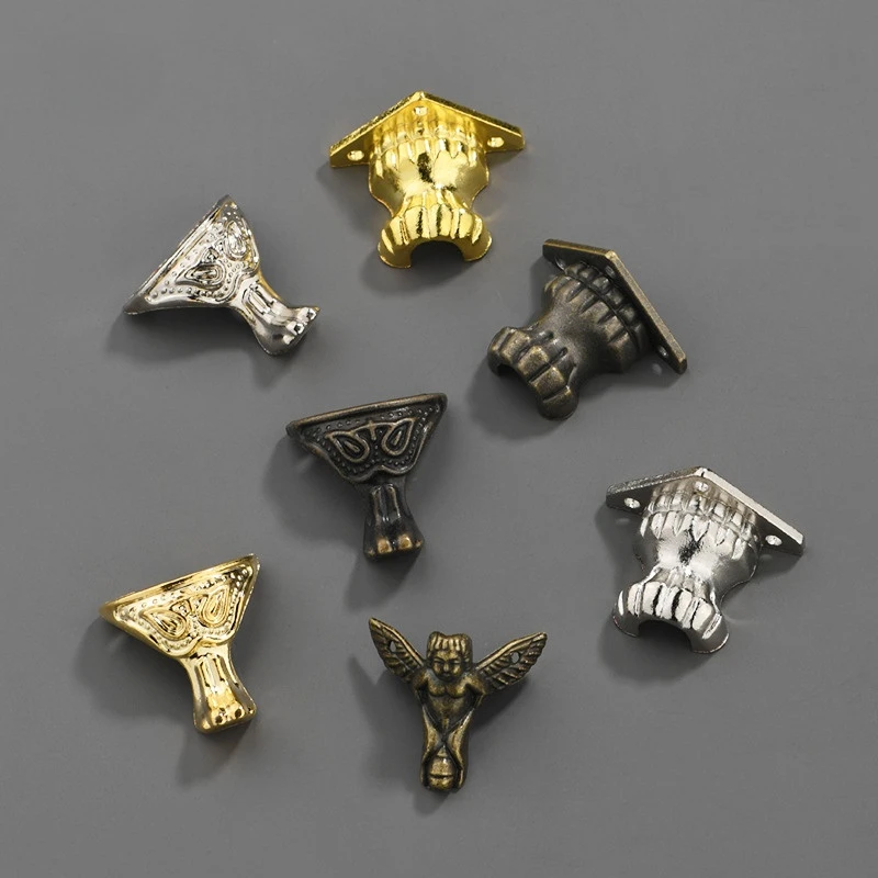 8pcs Antique Corner Brackets Z - Zinc Furniture Hardware avaliação e preço