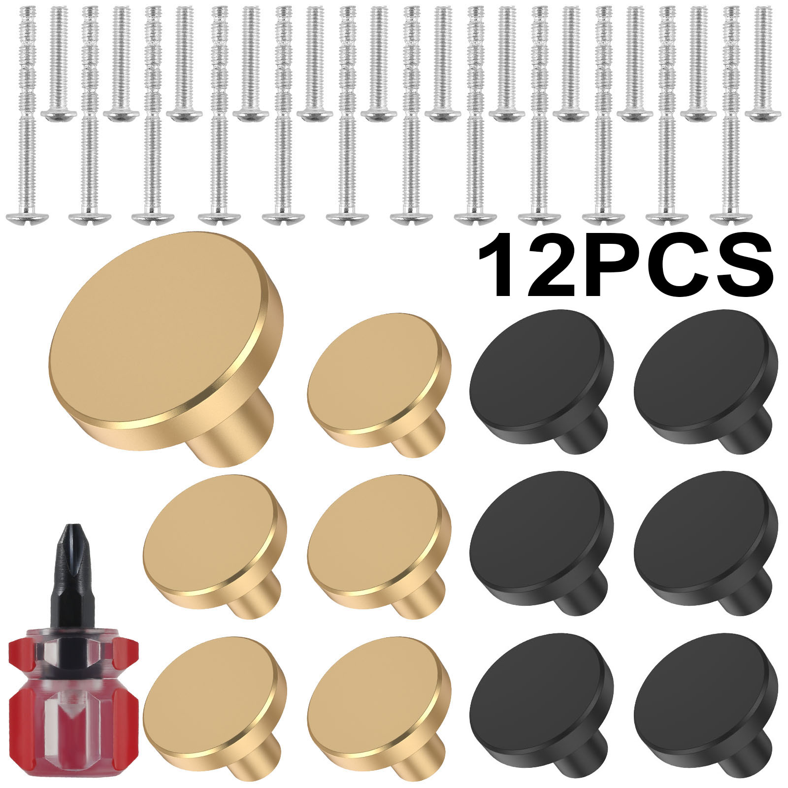 12Pcs Drawer Knob Set Gold Cab - Drawer Pull Gold avaliação e preço
