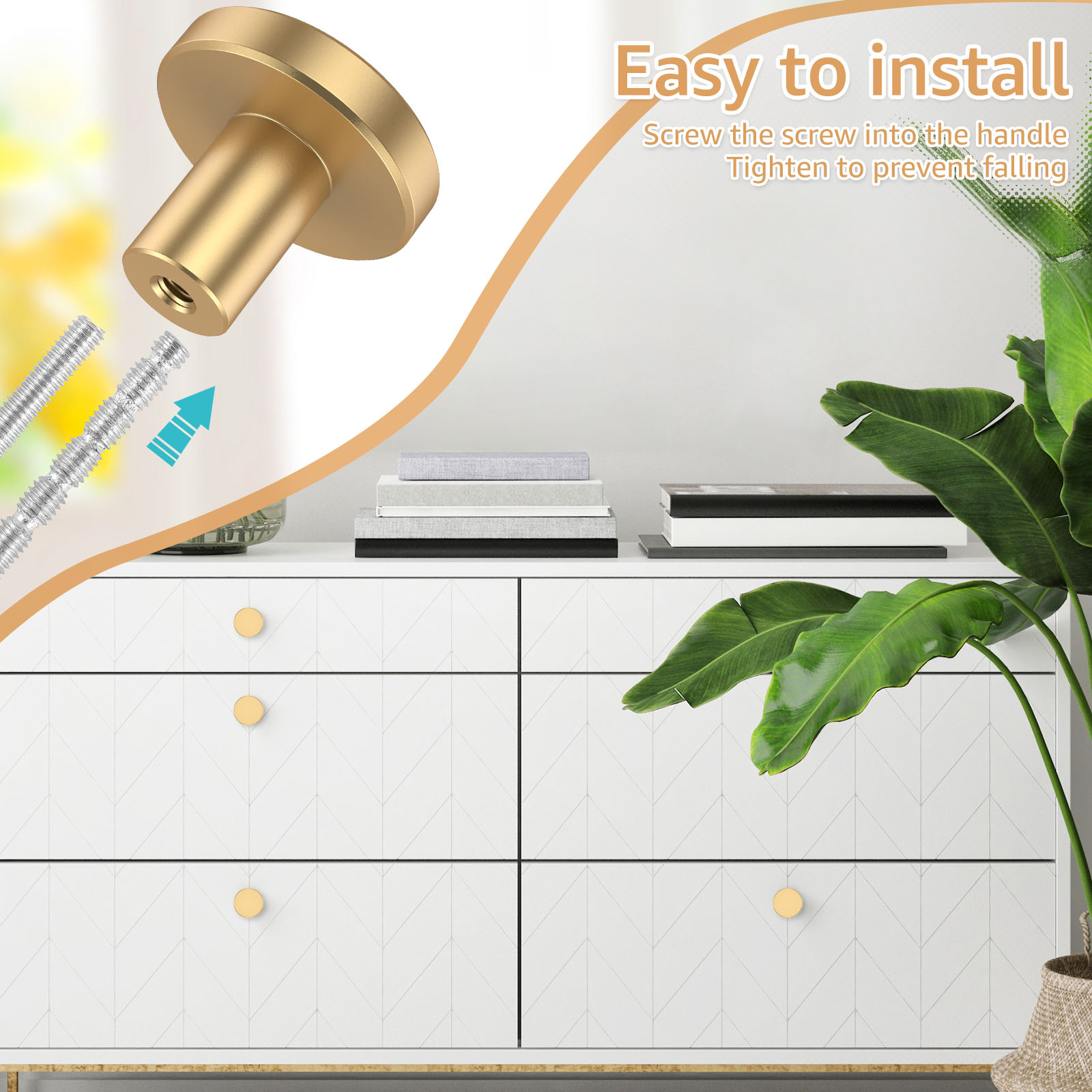 12Pcs Drawer Knob Set Gold Cab - Drawer Pull Gold avaliação e preço