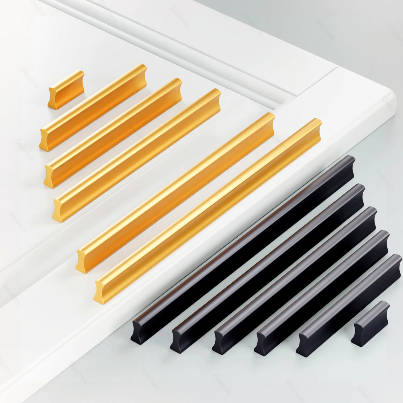 American Long Cabinet Door Han - Drawer Pull Gold avaliação e preço