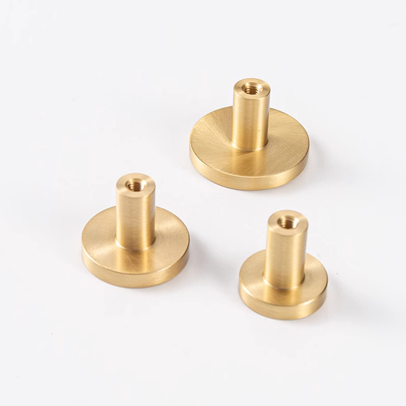 Round Brass Kitchen Cabinet Dr - Drawer Pull Gold avaliação e preço
