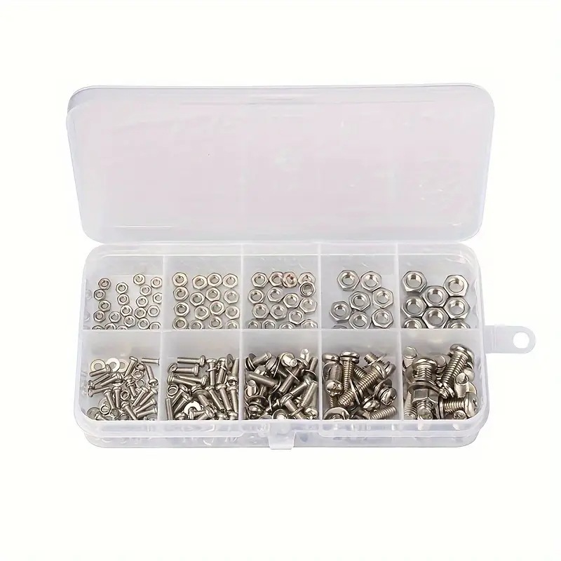 320PCS Hex Nuts & Bolts Set M2 - Furniture Hardware avaliação e preço