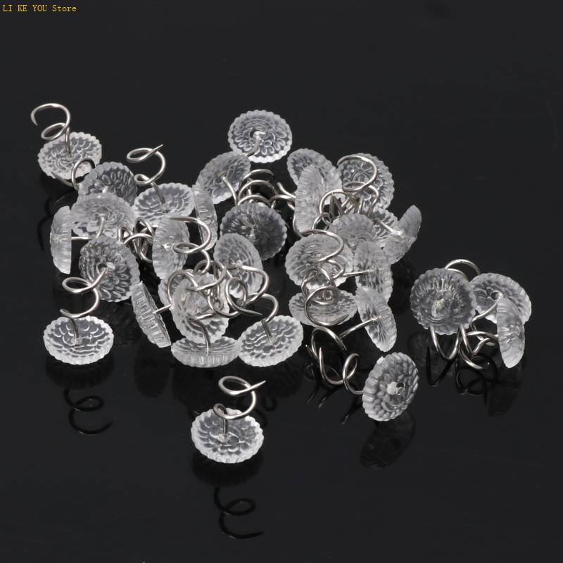 W3JE 50 Pcs Bedskirt Pins Clea - Furniture Upholstery Hardware avaliação e preço