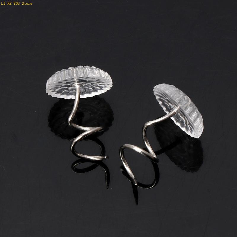 W3JE 50 Pcs Bedskirt Pins Clea - Furniture Upholstery Hardware avaliação e preço