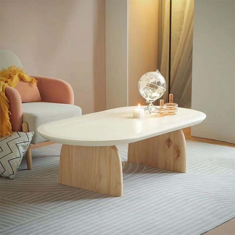 Solid Wood Cream Small Coffee  - Japanese Furniture Hardware avaliação e preço