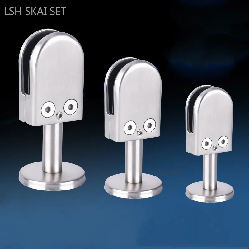 1pc Stainless Steel Glass Clam - Furniture Hardware Brackets avaliação e preço
