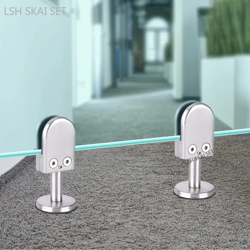1pc Stainless Steel Glass Clam - Furniture Hardware Brackets avaliação e preço