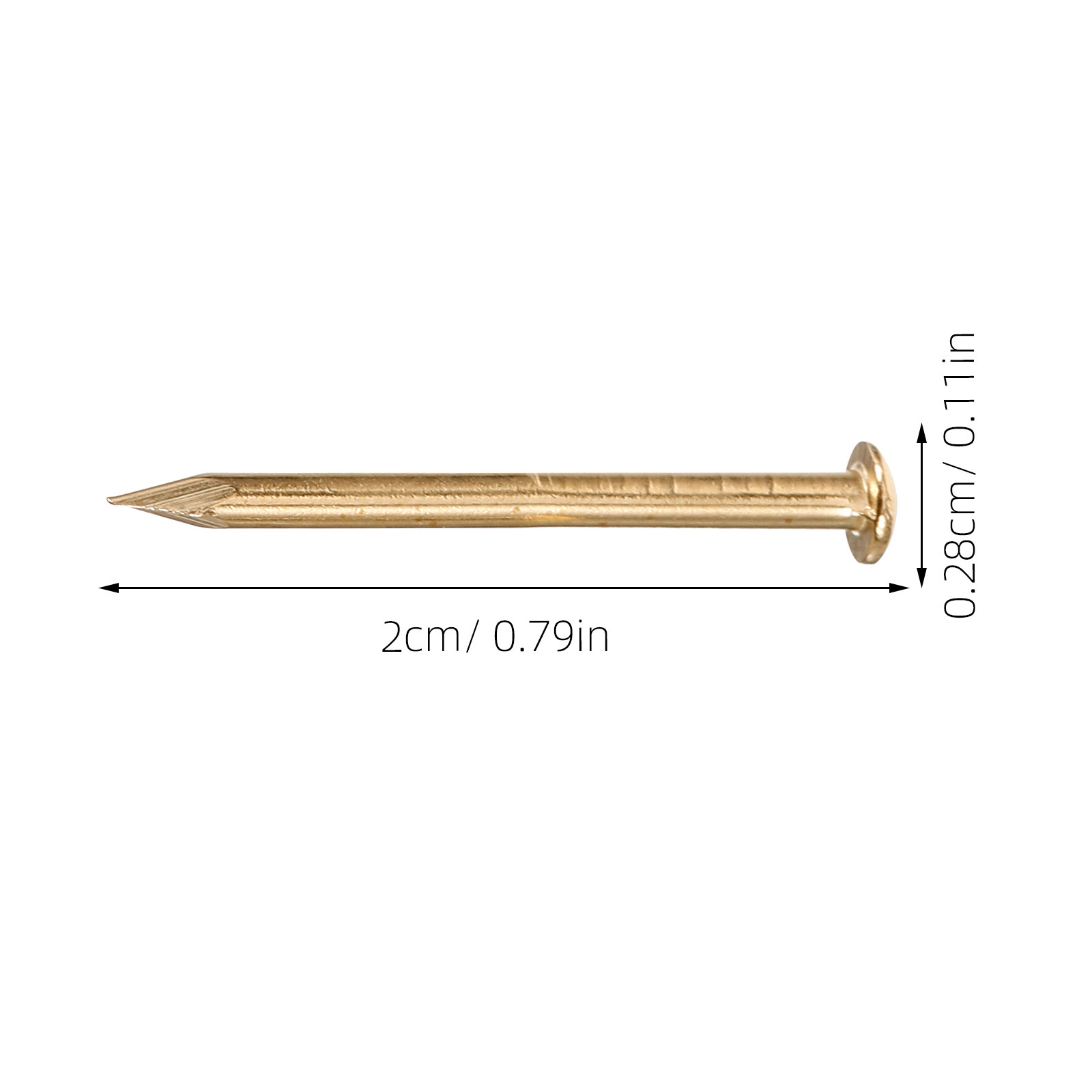 100Pcs 18Mm Brass Furniture Ta - Furniture Upholstery Hardware avaliação e preço