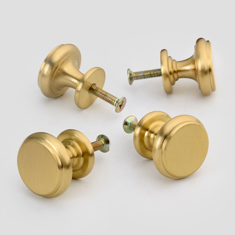 Brass Knobs Cabinet Handles Ki - Drawer Pull Gold avaliação e preço