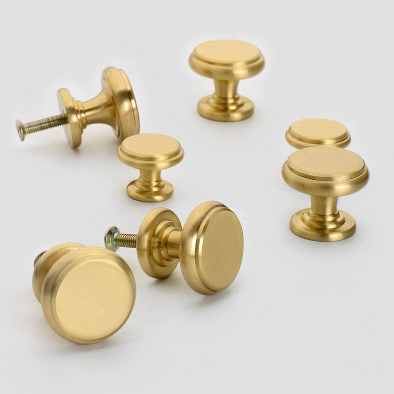Brass Knobs Cabinet Handles Ki - Drawer Pull Gold avaliação e preço