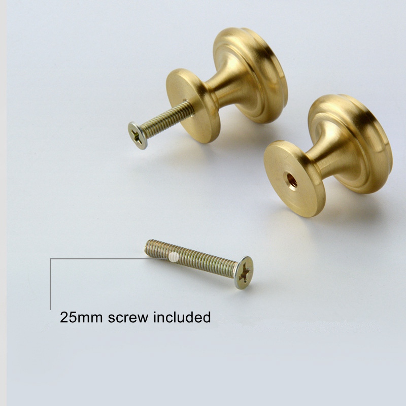 Brass Knobs Cabinet Handles Ki - Drawer Pull Gold avaliação e preço