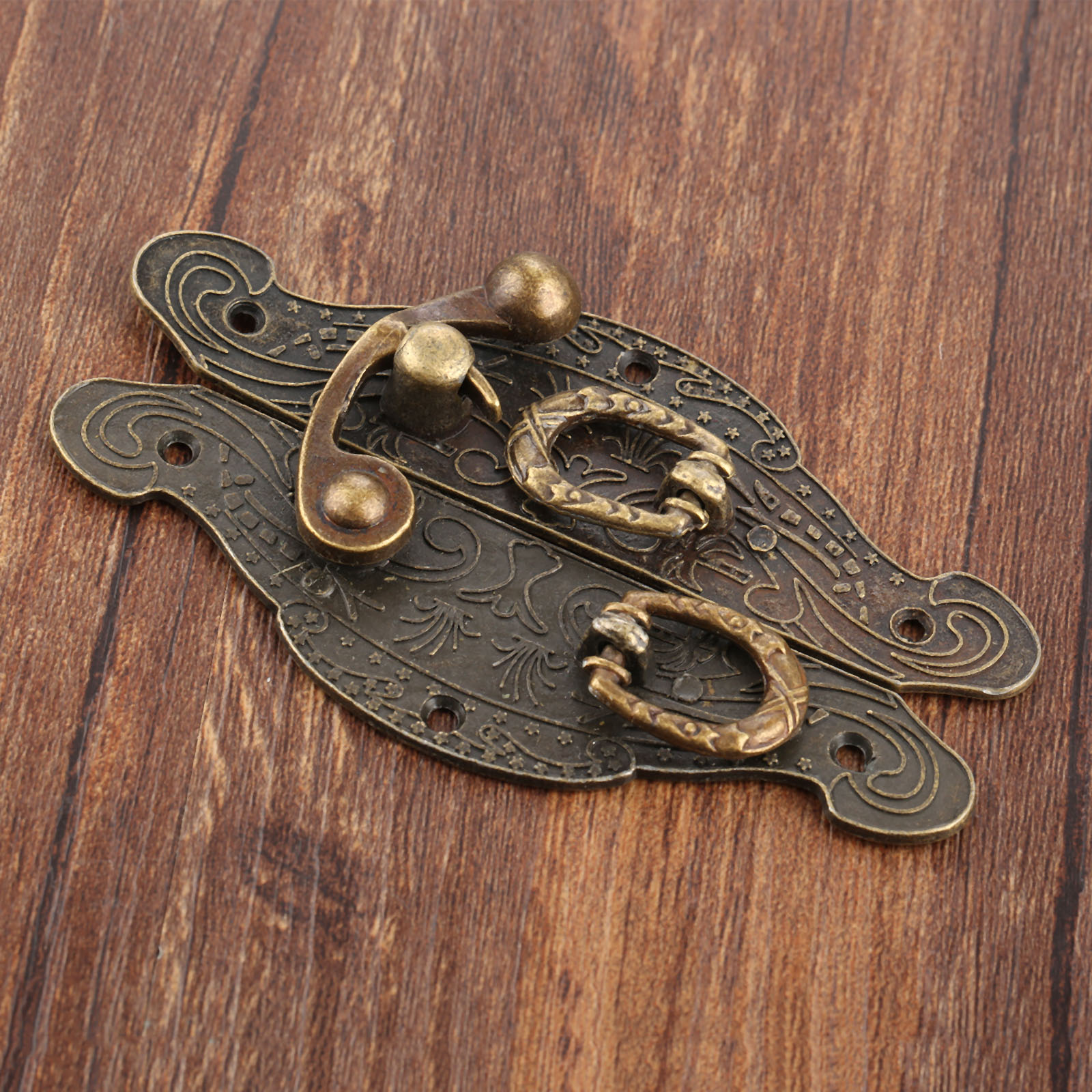 1PC Antique Box Latch Hasp Vin - Zinc Furniture Hardware avaliação e preço