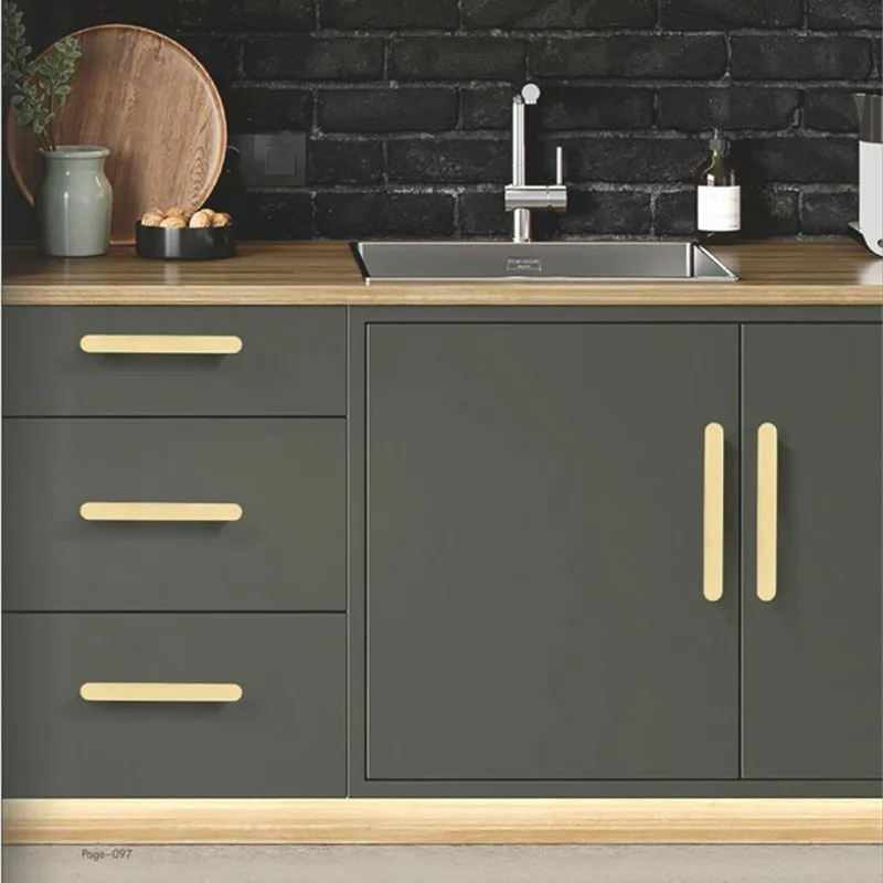 KK&FING Long Gold Brushed Furn - Drawer Pull Gold avaliação e preço