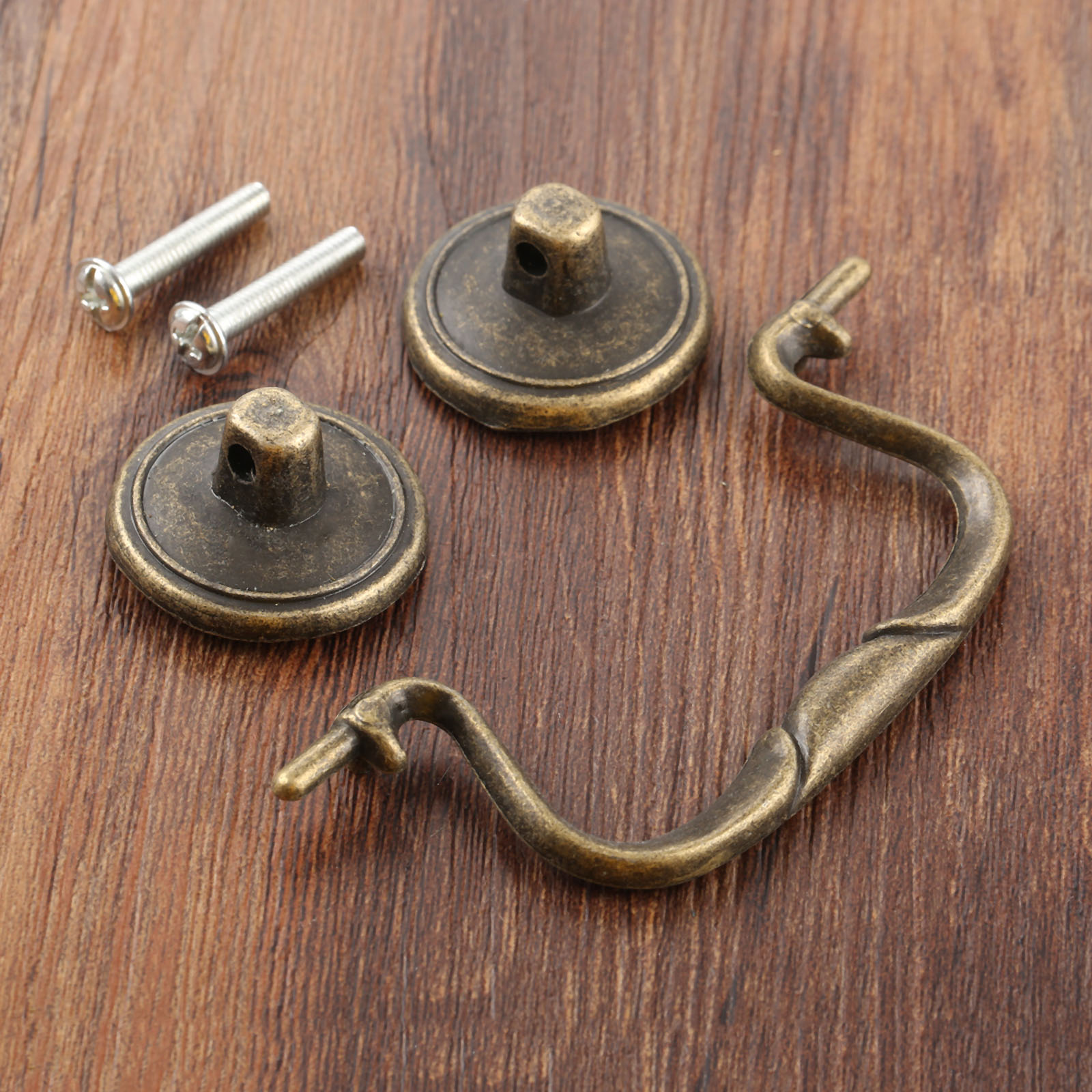 1pc Vintage Plastic Pull Haldl - Furniture For Hardware Shop avaliação e preço