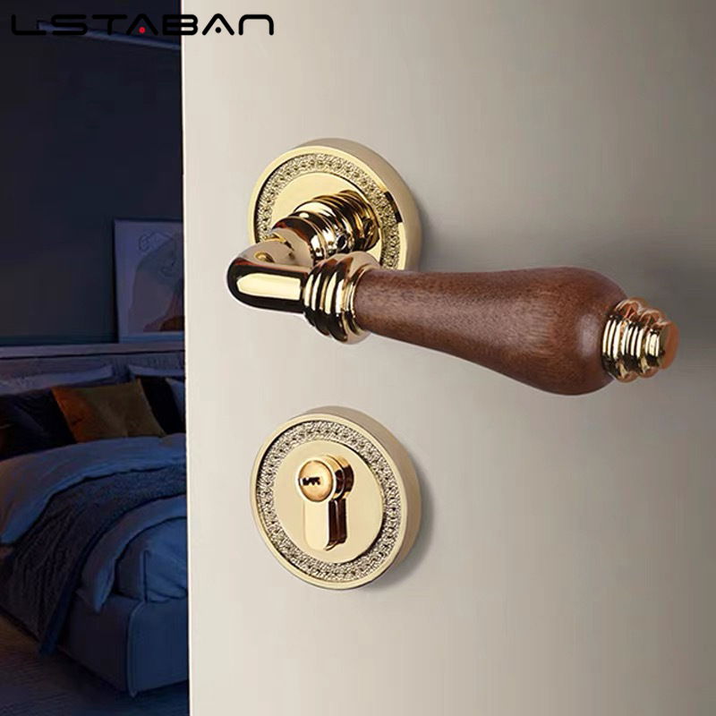 Euro Walnut Wood Handle Door L - Zinc Furniture Hardware avaliação e preço