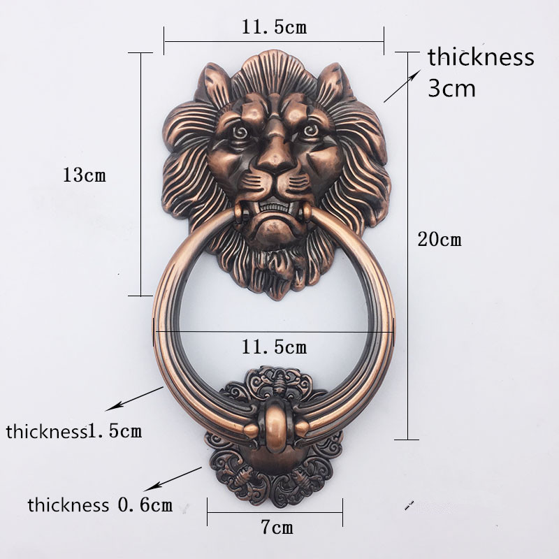 Antique Bronze Lion Head Handl - Zinc Furniture Hardware avaliação e preço