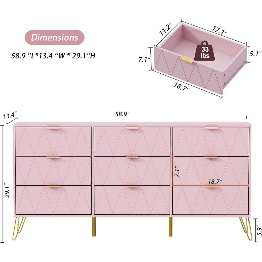 Bedroom Set with Gold Hardware - Furniture Hardware avaliação e preço