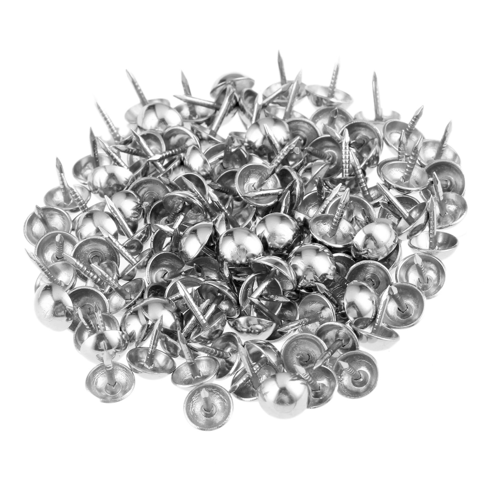 100Pcs 7x10mm Silvery Pushpin  - Furniture Upholstery Hardware avaliação e preço