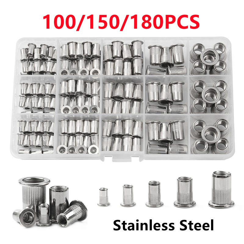 100/150/180pcs Stainless steel - Cam Lock Nut avaliação e preço