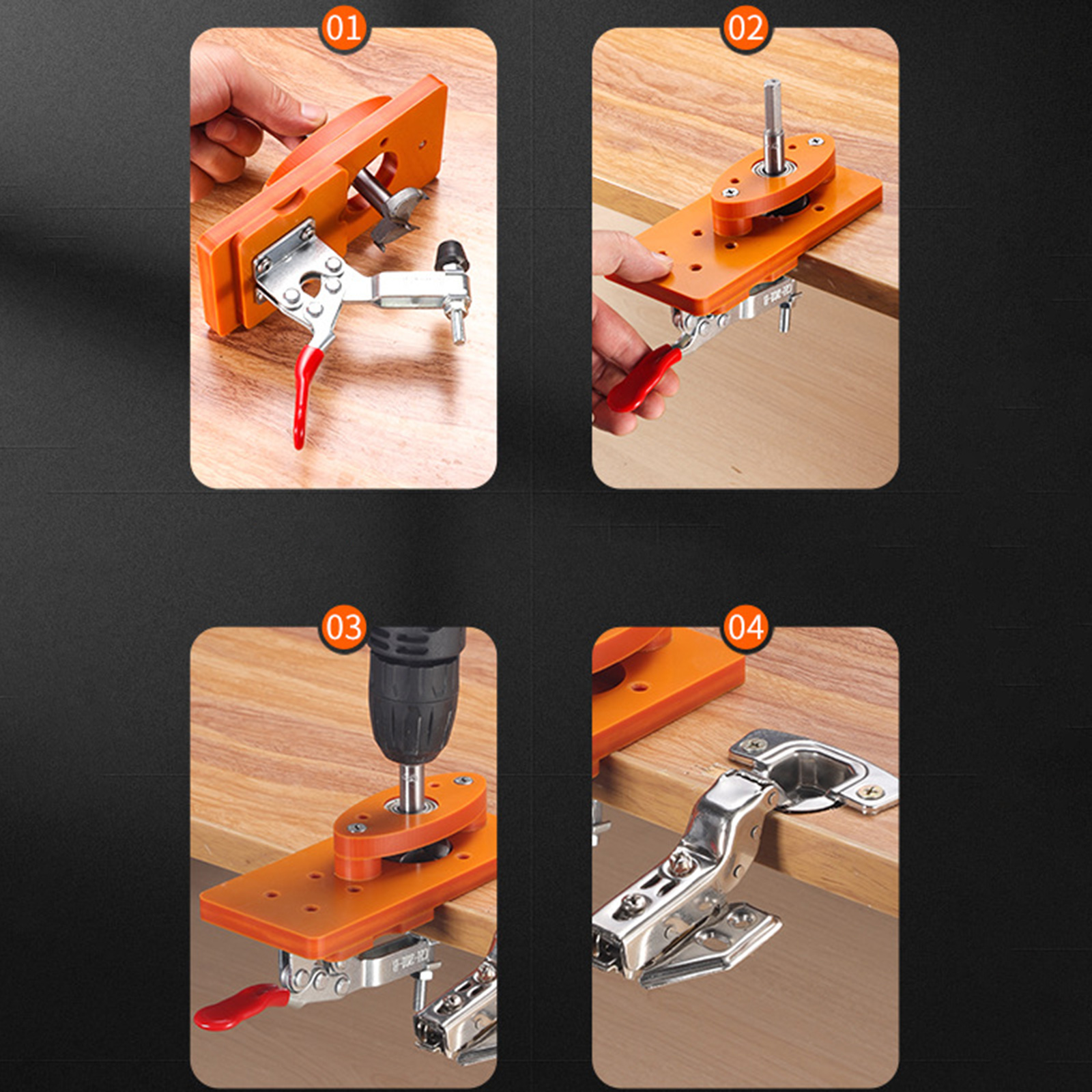 35mm Hinge Drilling Jig Long-L - Furniture Hardware Fitting avaliação e preço