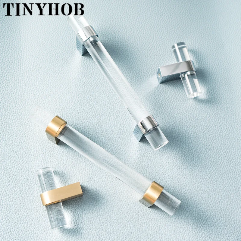 Tinyhob Acrylic+ BrassFurnitur - Drawer Pull Gold avaliação e preço