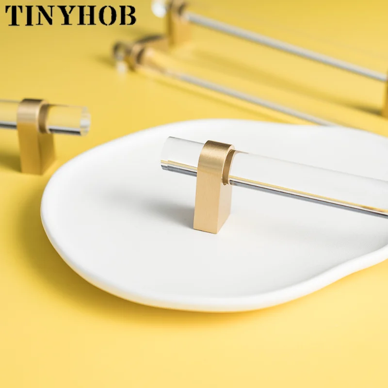 Tinyhob Acrylic+ BrassFurnitur - Drawer Pull Gold avaliação e preço
