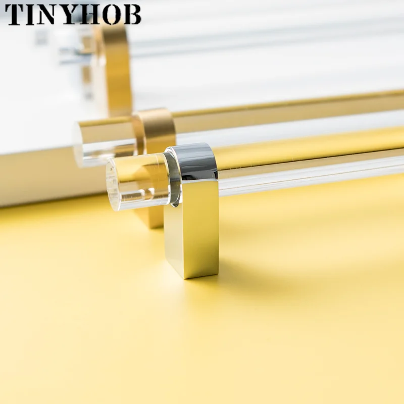 Tinyhob Acrylic+ BrassFurnitur - Drawer Pull Gold avaliação e preço