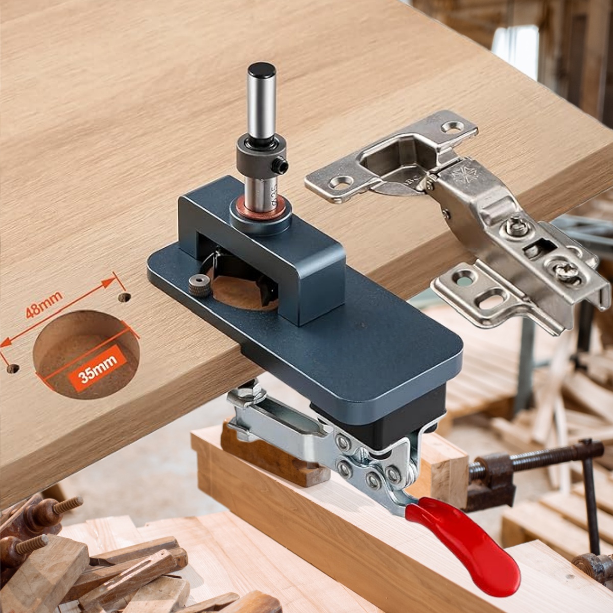 35mm Hinge Jig - Precise Borin - Furniture Hardware Fitting avaliação e preço