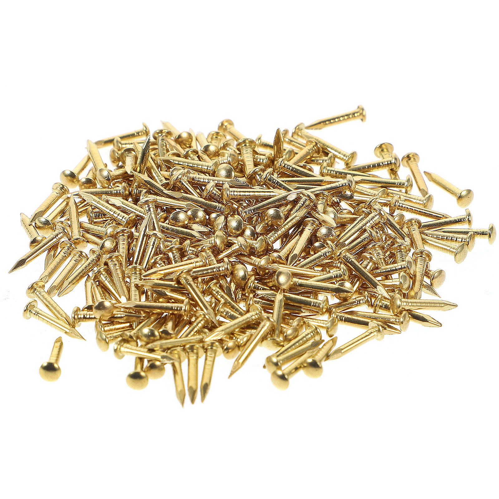 200Pcs 8Mm Brass Decorative Na - Furniture Upholstery Hardware avaliação e preço