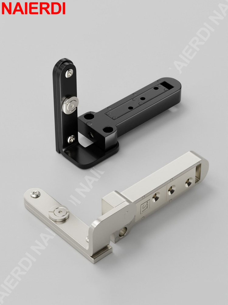 NAIERDI 2 Pieces Hidden Hinges - Zinc Furniture Hardware avaliação e preço