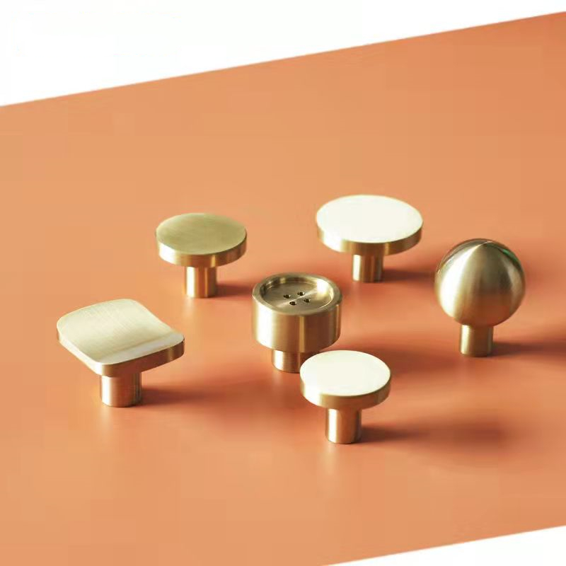 Modern Solid Brass Cabinet Kit - Drawer Pull Gold avaliação e preço