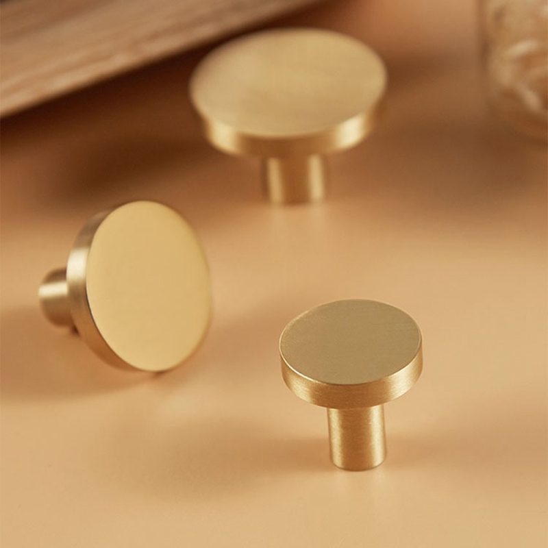 Modern Solid Brass Cabinet Kit - Drawer Pull Gold avaliação e preço