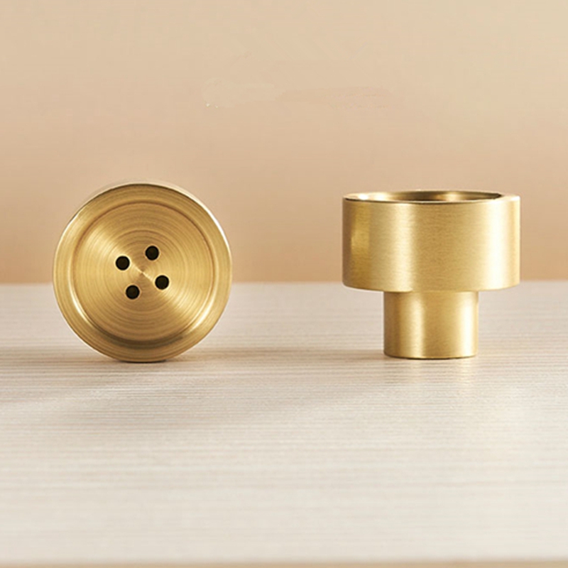 Modern Solid Brass Cabinet Kit - Drawer Pull Gold avaliação e preço