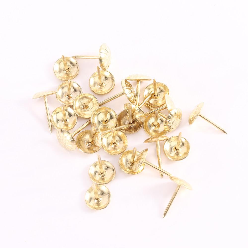Chrysanthemum Brass Upholstery - Furniture Upholstery Hardware avaliação e preço