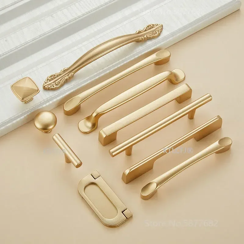Kitchen Cupboard Knob Square U - Drawer Pull Gold avaliação e preço