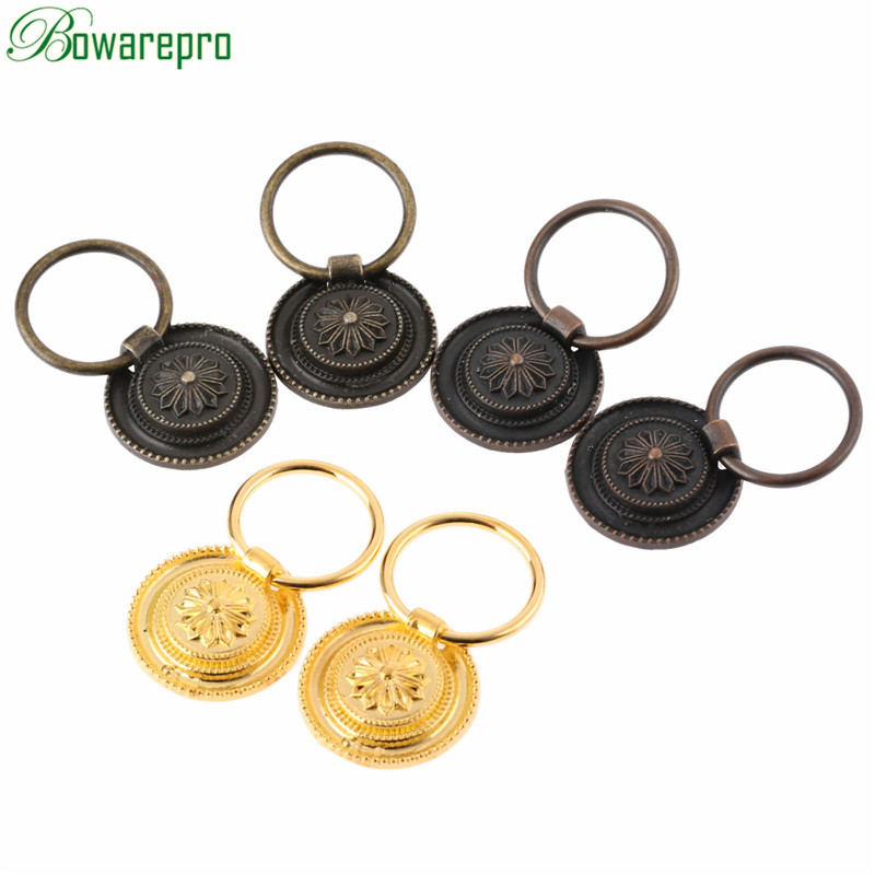 2Pcs 30mm Diameter Cabinet Dra - Drawer Pull Gold avaliação e preço