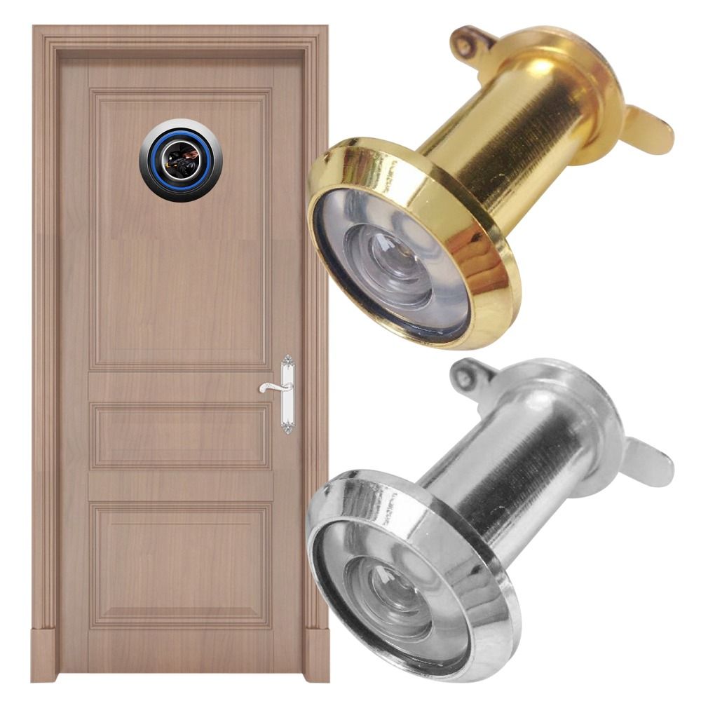220 Degree Door Viewer HD Glas - Zinc Furniture Hardware avaliação e preço
