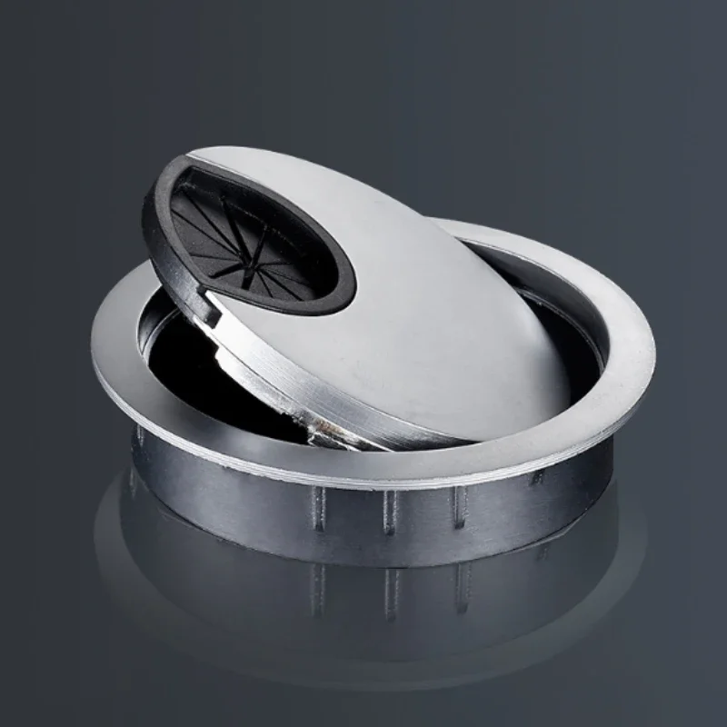 1Pcs Desk Wire Hole Cover Base - Zinc Furniture Hardware avaliação e preço