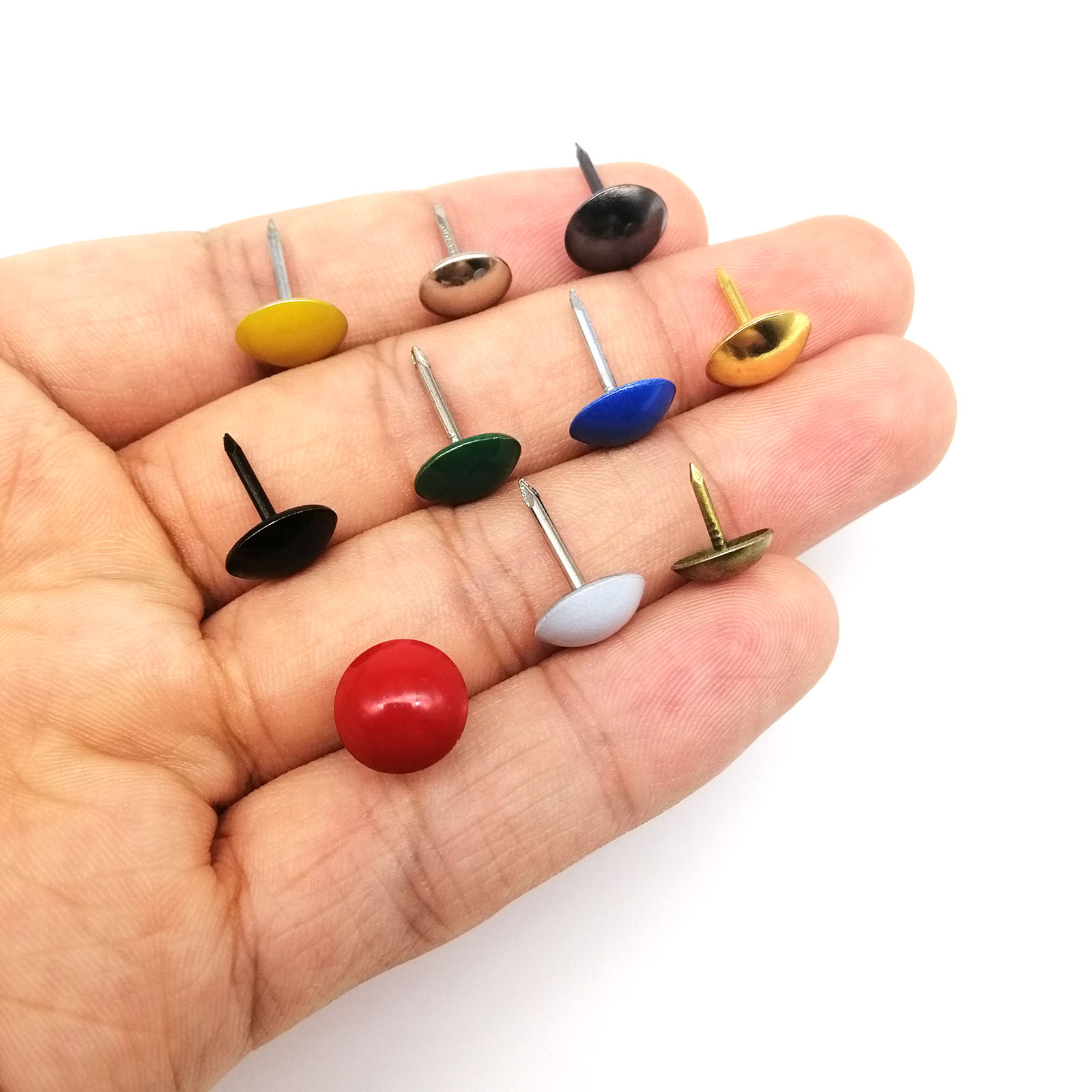 50pcs Colorful Upholstery Nail - Furniture Upholstery Hardware avaliação e preço