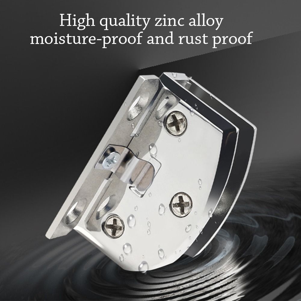 Useful Metal Glass Clip Hinge  - Zinc Furniture Hardware avaliação e preço