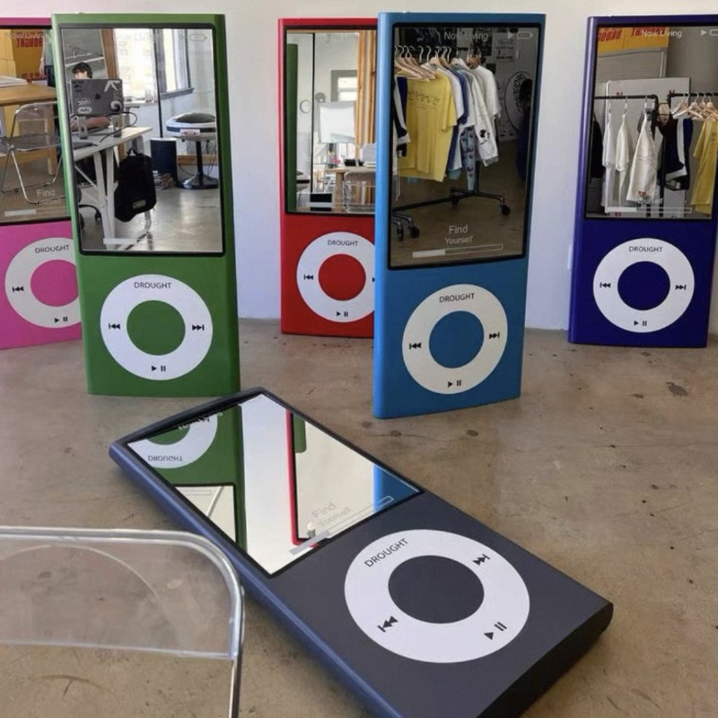 Retro Full-length Mirror Full- - Furniture For Hardware Shop avaliação e preço