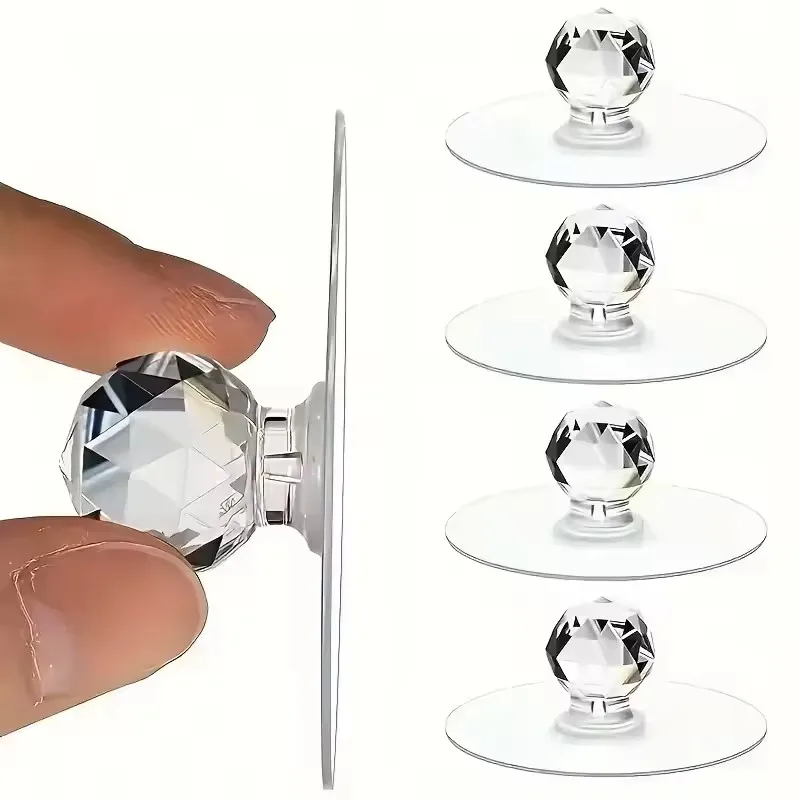 20pcs Transparent Crystal Door - Furniture Hardware Products avaliação e preço